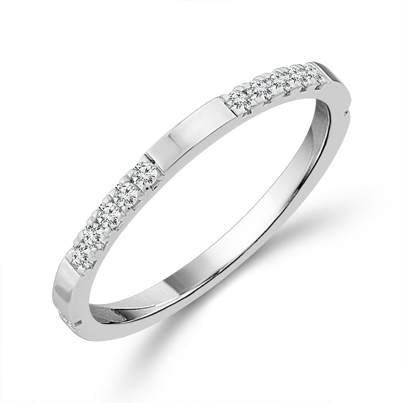 Diamond Band 0.50 ct tw 14k White Gold+14k Yellow Gold