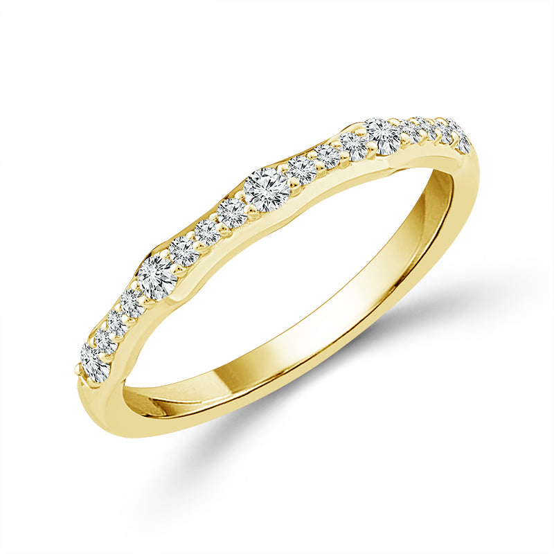 Diamond Band 0.75 ct tw 14k White Gold+14K Yellow Gold+14k Rose Gold