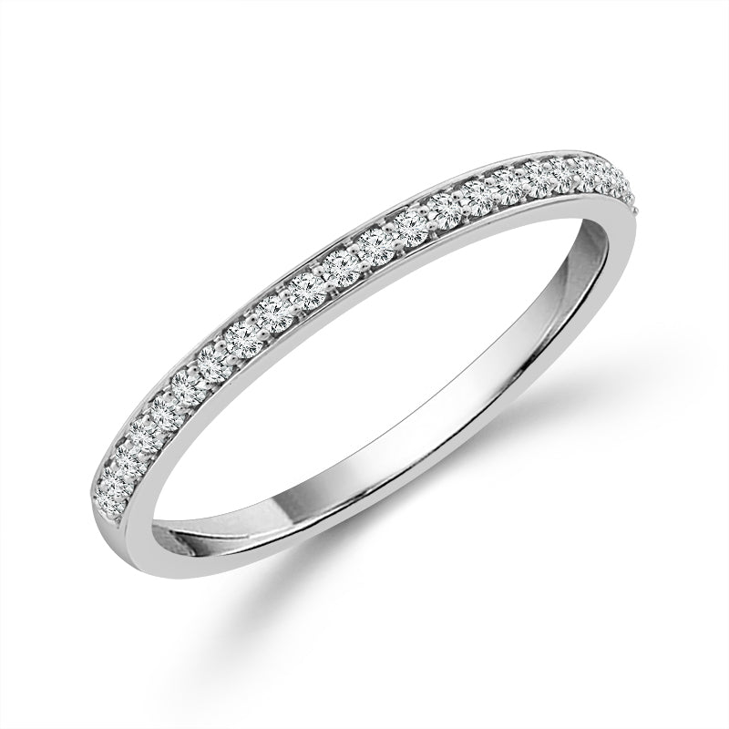 Diamond Band 0.33 ct tw 14k White Gold+14k Yellow Gold