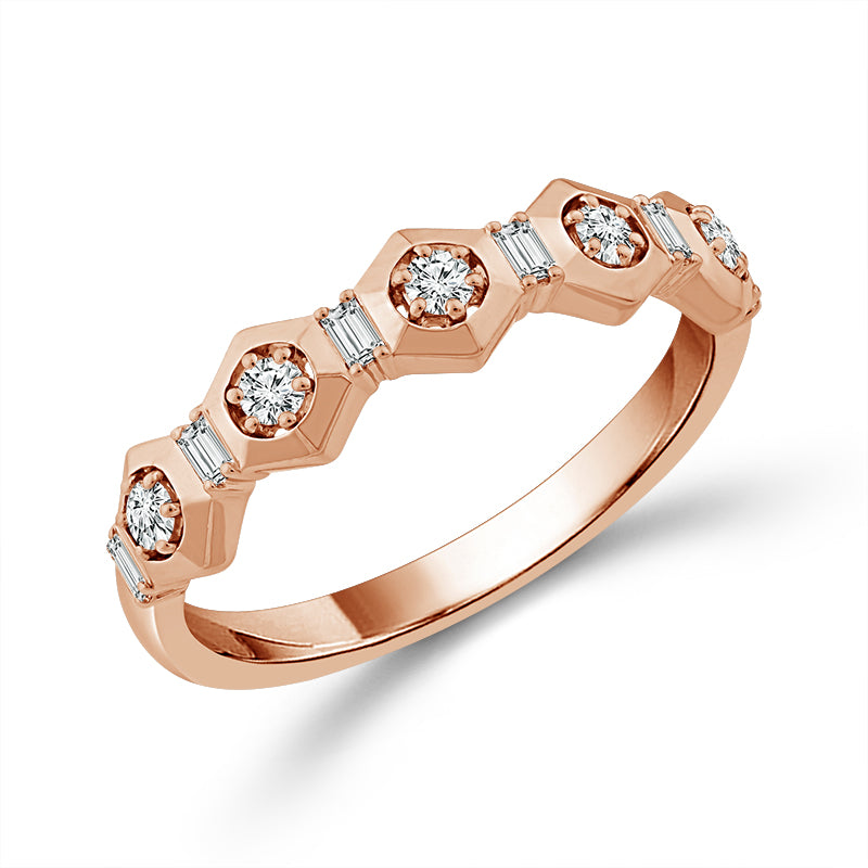 Diamond Band 0.25 ct tw 14k Rose Gold