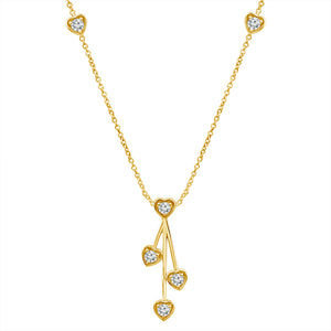 Diamond Fashion Necklace 1.25 ct tw 14k Yellow Gold