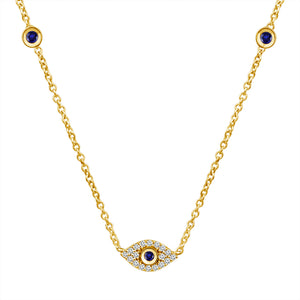 Diamond Fashion Necklace 0.13 ct tw 14k Yellow Gold