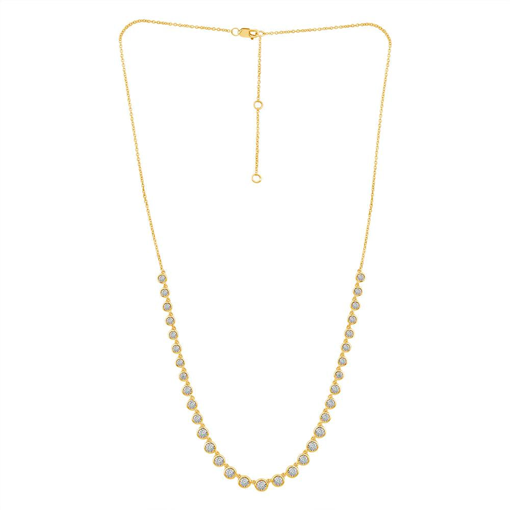 Diamond Fashion Necklace 0.63 ct tw 10k Yellow Gold