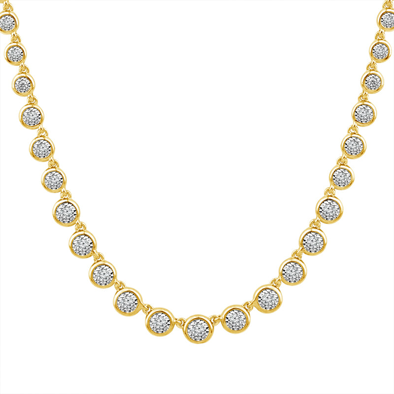 Diamond Fashion Necklace 0.63 ct tw 10k Yellow Gold
