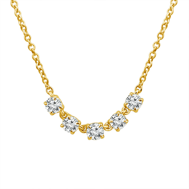 Diamond Fashion Necklace 0.63 ct tw 14k Yellow Gold