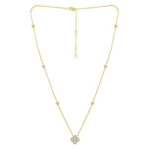 Diamond Fashion Necklace 0.75 ct tw 14k Yellow Gold