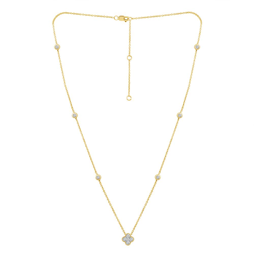 Diamond Fashion Necklace 0.50 ct tw 14k Yellow Gold