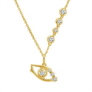 Diamond Fashion Necklace 0.50 ct tw 14k Yellow Gold