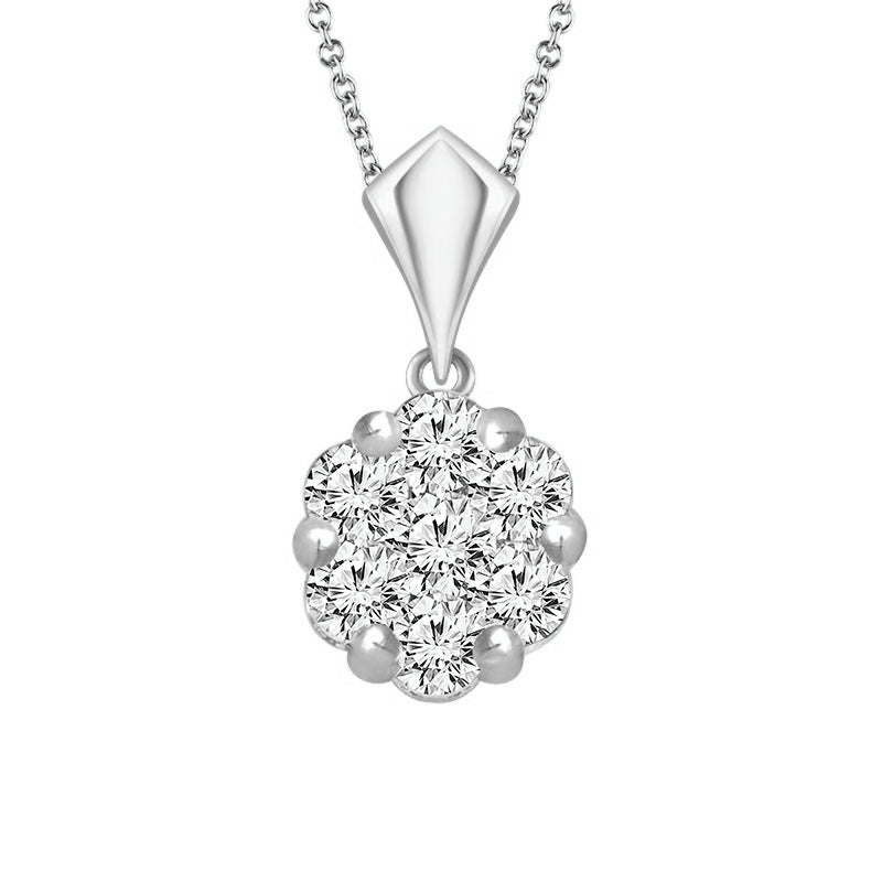 Diamond Fashion Pendant 0.25 ct tw 14k White Gold
