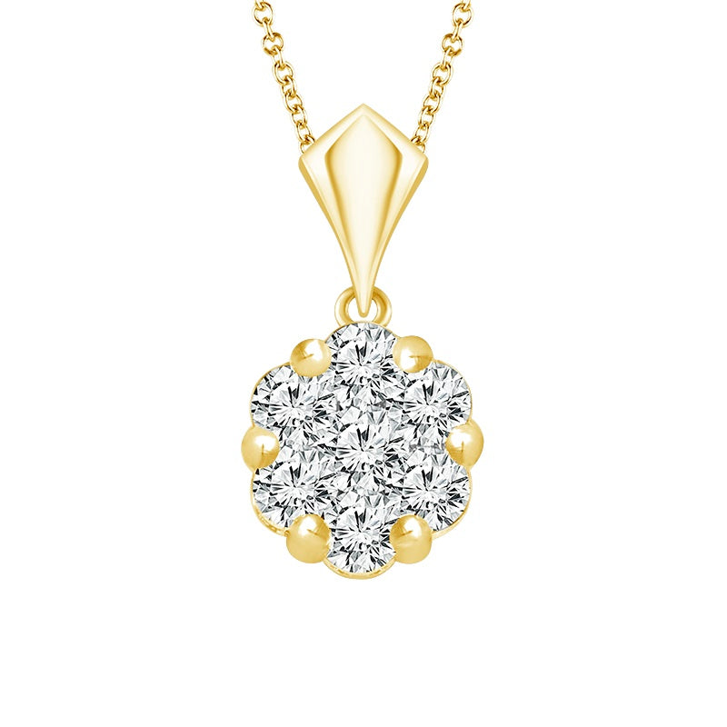 Diamond Fashion Pendant 0.50 ct tw 14k White Gold