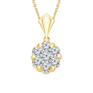 Diamond Fashion Pendant 0.50 ct tw 14k White Gold