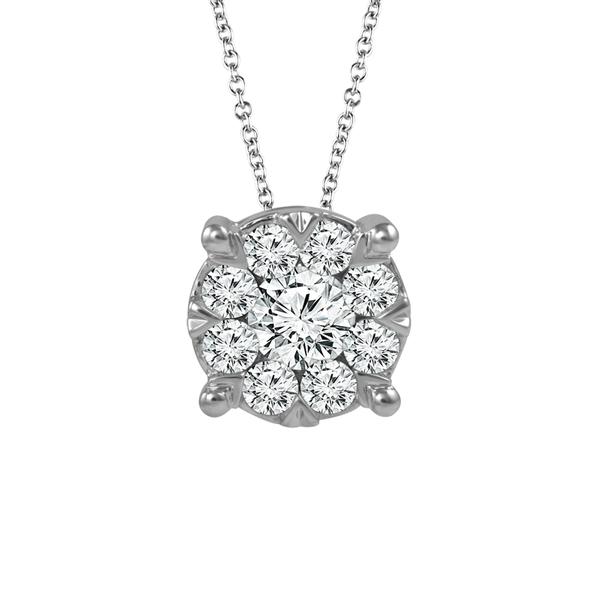 Diamond Fashion Pendant 0.50 ct tw 14k White Gold