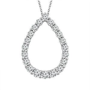 Diamond Fashion Pendant 0.10 ct tw 10k White Gold