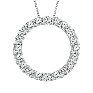 Diamond Fashion Pendant 1 ct tw 10k White Gold