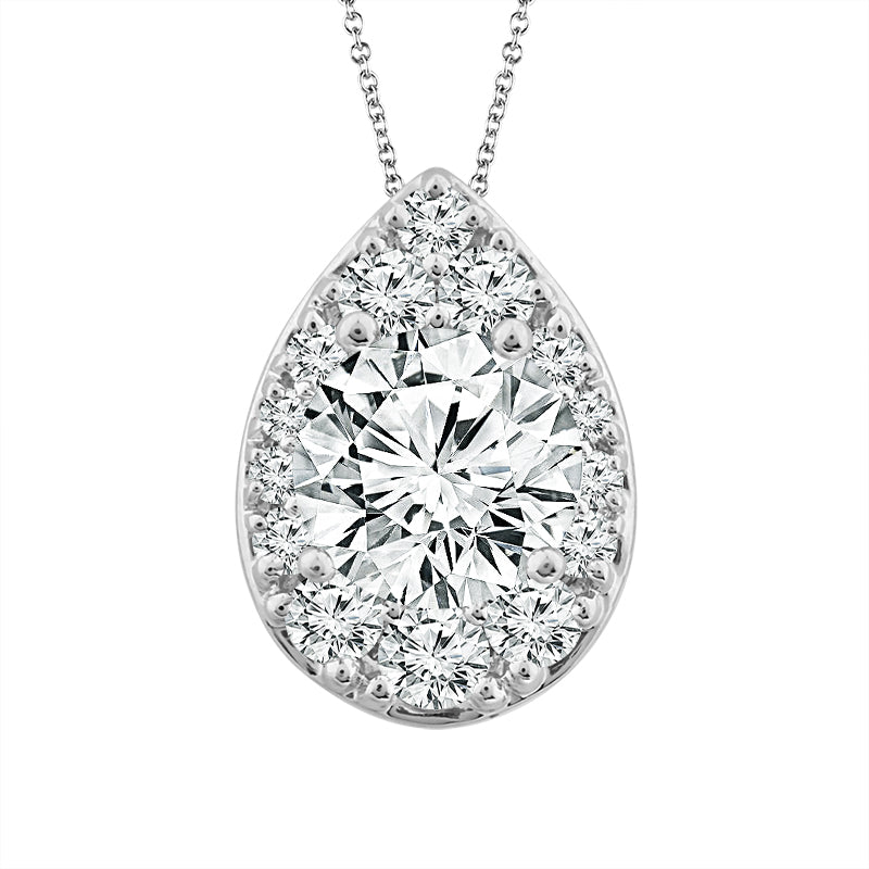 Diamond Fashion Pendant 0.50 ct tw 14k White Gold