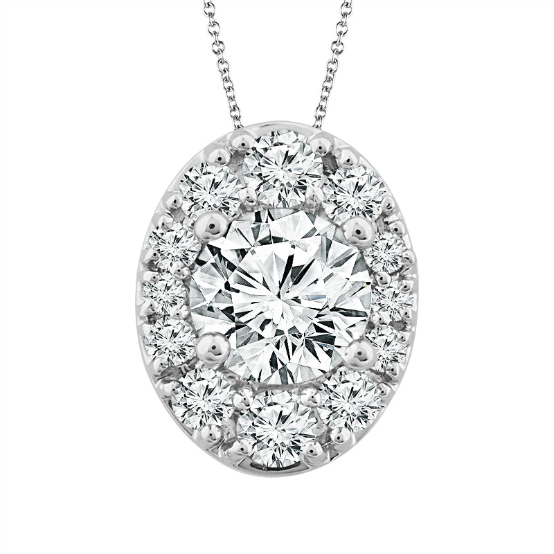 Diamond Fashion Pendant 0.50 ct tw 14k White Gold