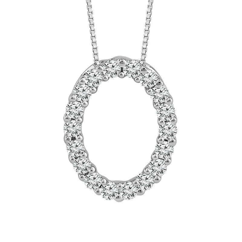 Diamond Fashion Pendant 0.1 ct tw 14k White Gold