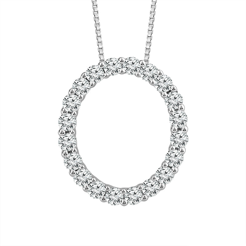 Diamond Fashion Pendant 0.75 ct tw 14k White Gold