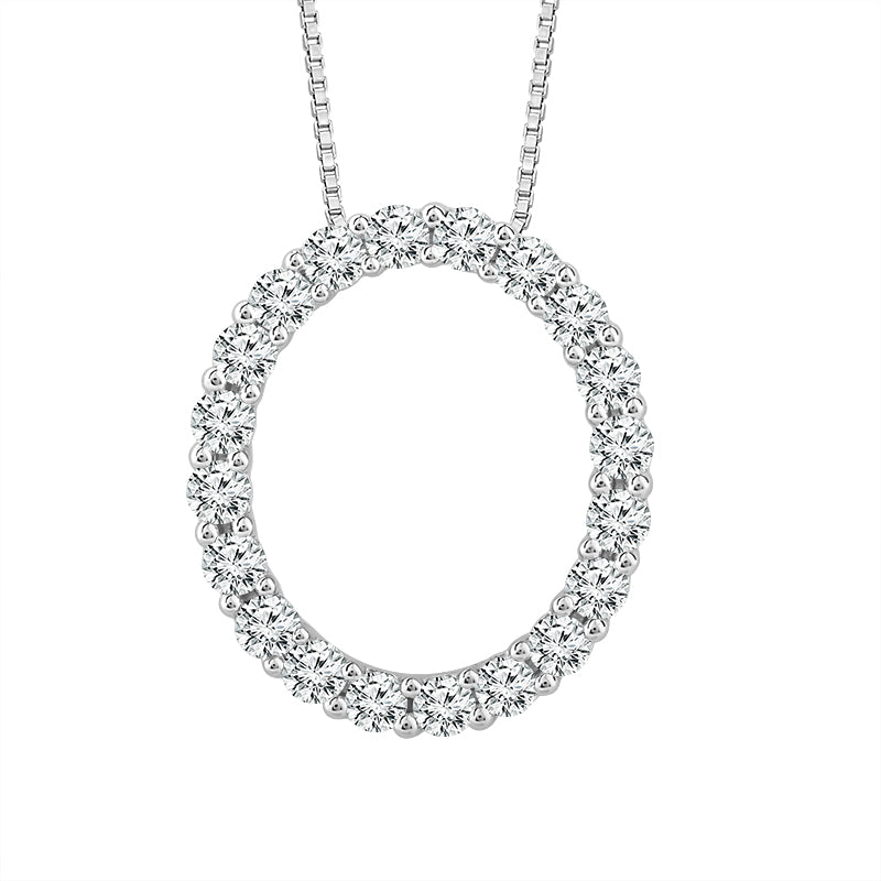 Diamond Fashion Pendant 1 ct tw 14k White Gold