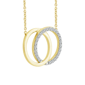 Diamond Fashion Pendant 0.30 ct tw Round 14k Yellow Gold