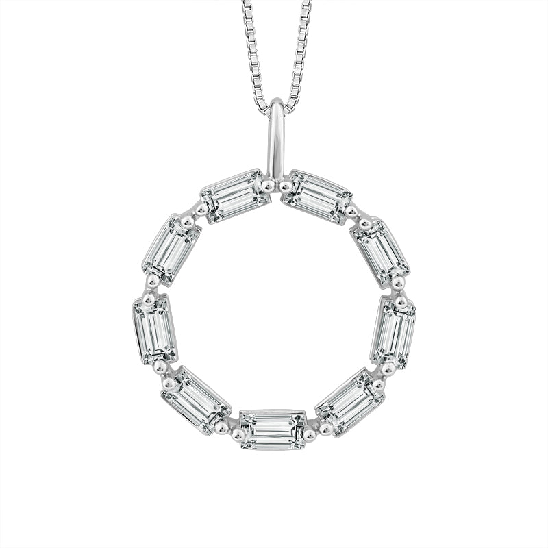 Diamond Fashion Pendant 0.40 ct tw 10k White Gold