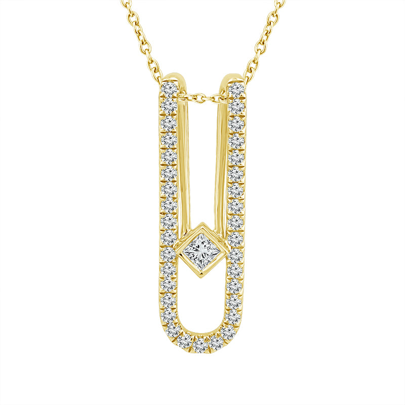 Diamond Fashion Pendant 0.30 ct tw 10k Yellow Gold