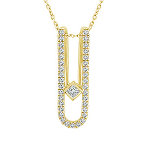 Diamond Fashion Pendant 0.30 ct tw 10k Yellow Gold