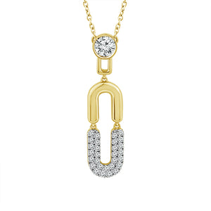 Diamond Fashion Pendant 0.40 ct tw 10k Yellow Gold