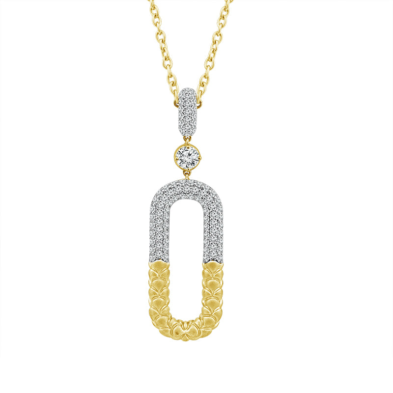 Diamond Fashion Pendant 1 ct tw 10k Yellow Gold
