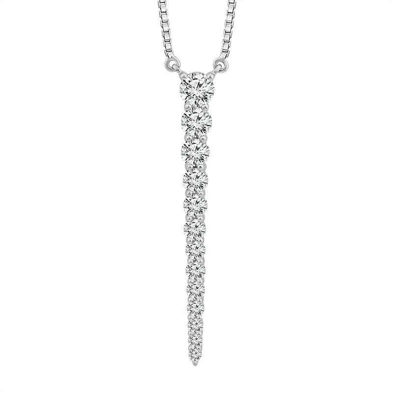 Diamond Fashion Pendant 1 ct tw 10k White Gold