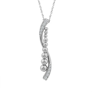 Diamond Fashion Pendant 0.20 ct tw 10k Yellow Gold+10k White Gold