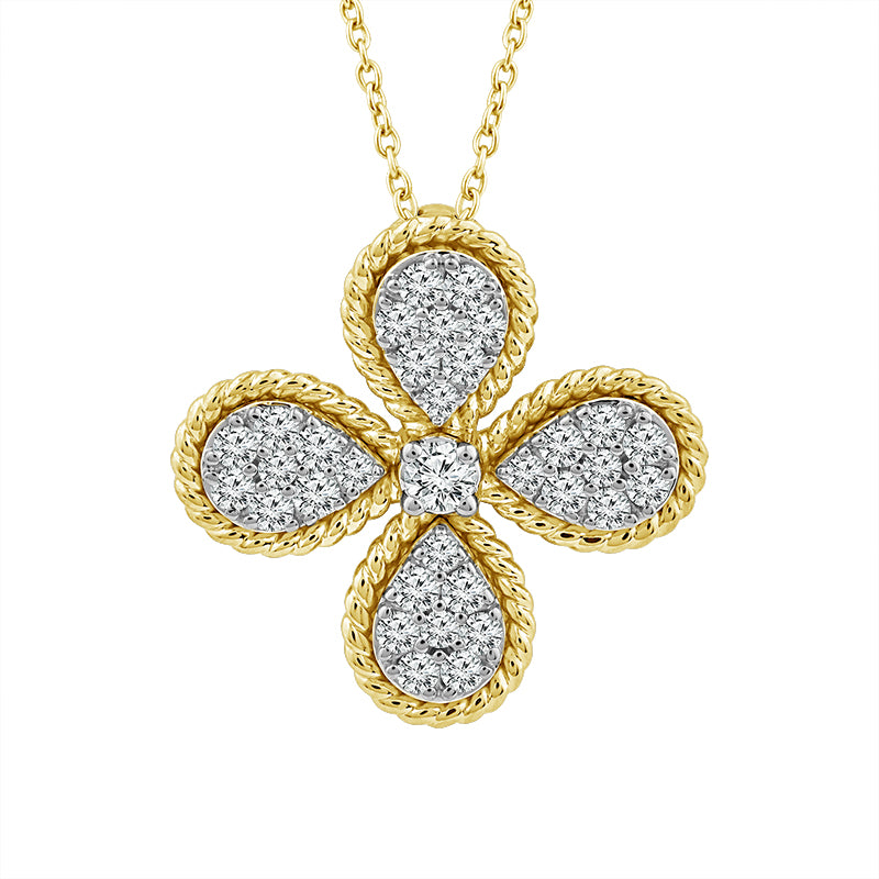 Diamond Fashion Pendant 0.50 ct tw 10k Yellow Gold