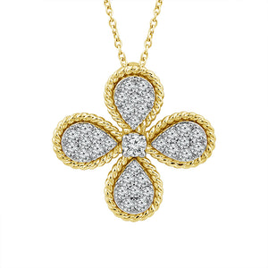 Diamond Fashion Pendant 0.50 ct tw 10k Yellow Gold