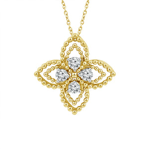 Diamond Fashion Pendant 0.25 ct tw 10k Yellow Gold