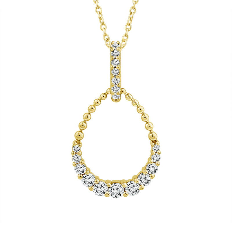 Diamond Fashion Pendant 0.40 ct tw 10k Yellow Gold