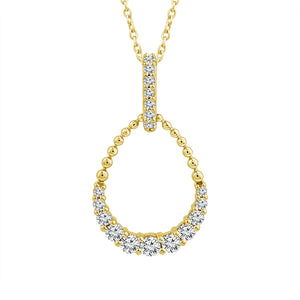 Diamond Fashion Pendant 0.40 ct tw 10k Yellow Gold