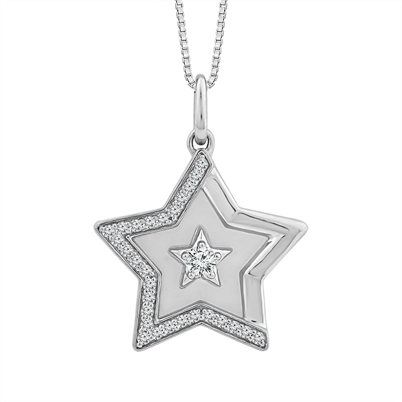 Diamond Fashion Pendant 0.25 ct tw 10k Yellow Gold