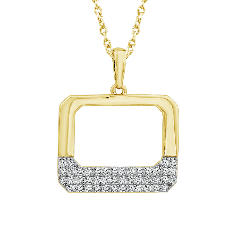 Diamond Fashion Pendant 0.20 ct tw 10k Yellow Gold