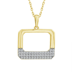 Diamond Fashion Pendant 0.20 ct tw 10k Yellow Gold