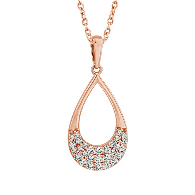 Diamond Fashion Pendant 0.20 ct tw 10k Yellow Gold
