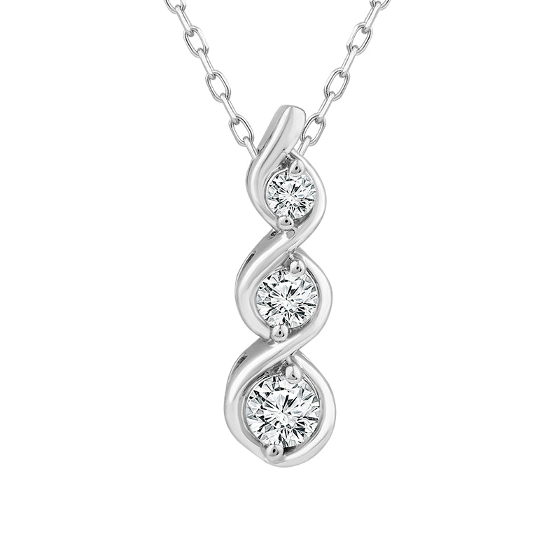 Diamond Fashion Pendant 0.20 ct tw 10k Yellow Gold