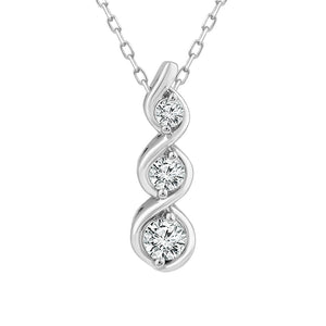 Diamond Fashion Pendant 0.20 ct tw 10k Yellow Gold