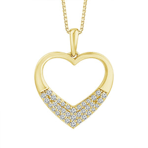Diamond Fashion Pendant 0.20 ct tw 10k Yellow Gold