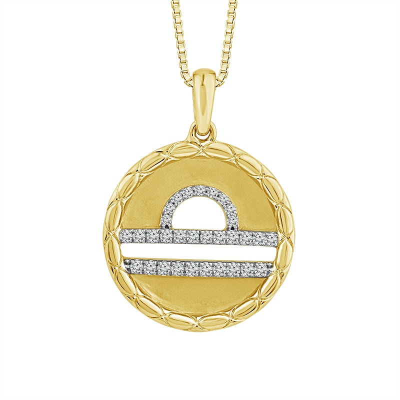 Diamond Fashion Pendant 0.20 ct tw 10k Yellow Gold