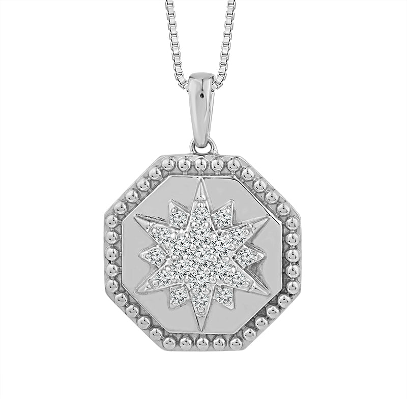 Diamond Fashion Pendant 0.20 ct tw 10k Yellow Gold