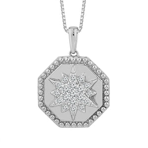 Diamond Fashion Pendant 0.20 ct tw 10k Yellow Gold