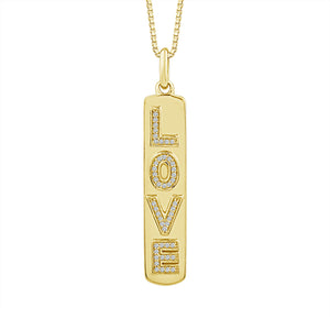 Diamond Fashion Pendant 0.10 ct tw 10k Yellow Gold