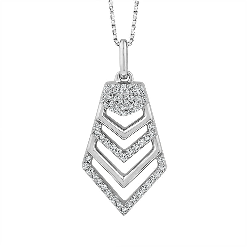Diamond Fashion Pendant 0.20 ct tw 10k Yellow Gold