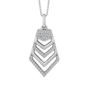 Diamond Fashion Pendant 0.20 ct tw 10k Yellow Gold