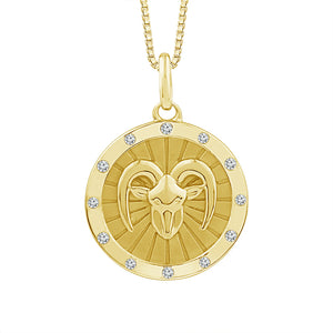 Diamond Fashion Pendant 0.10 ct tw 10k Yellow Gold